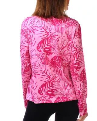 Thumbnail 2: Stella Parker Women's Outdoor Printed Crew Neck Top 