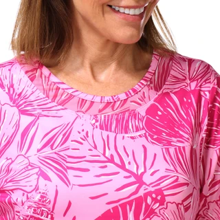 Thumbnail 3: Stella Parker Women's Outdoor Printed Crew Neck Top 