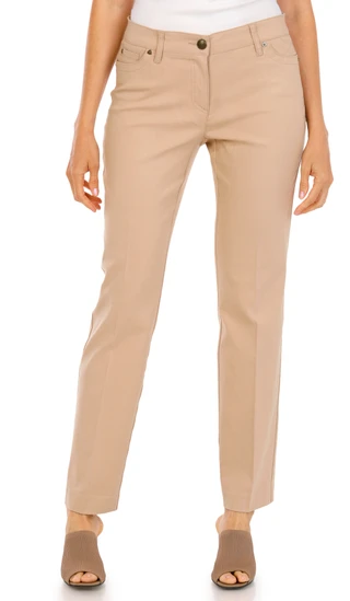 Thumbnail 1: ZAC AND RACHEL Women's Slim Leg Button Up Pants 