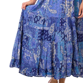 Thumbnail 4: Lola P Women's Sleeveless Bandana Print Midi Dress 