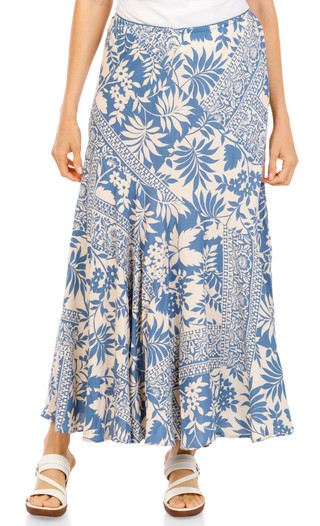 Thumbnail 1: Lola P Women's Print Challis Maxi 