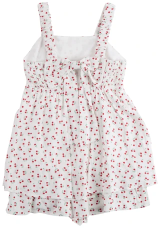 Thumbnail 2: Speechless Big Girls Cherry Print Romper 