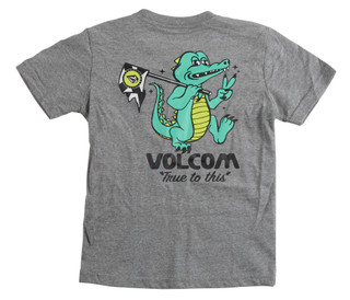 Thumbnail 2: VOLCOM Little Boys Short Sleeve Gator Print T-Shirt 