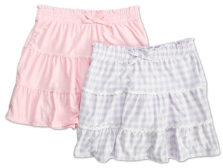 Thumbnail 1: Btween Girls 2 Pk Tiered Ric Rac Skorts 