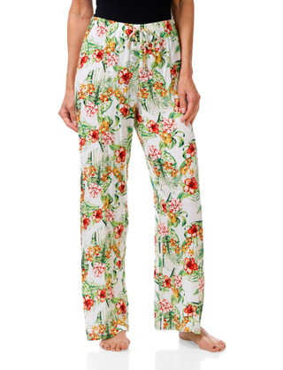 Thumbnail 1: Miken Swim Women's Tropical Gauze Swim Cover-Up Pants 