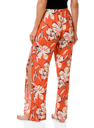 Thumbnail 2: Miken Swim Women's Tropical Gauze Swim Cover-Up Pants 