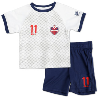 Thumbnail 1: Fila Little Boys 2 Pc Fila Soccer Jersey Shorts Set 