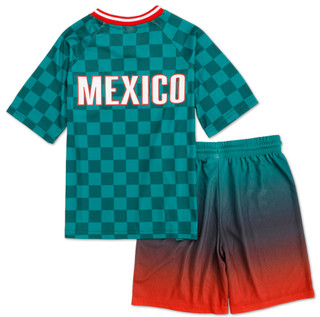 Thumbnail 3: Umbro Boys 2 Pc Mexico Soccer Jersey Shorts Set 