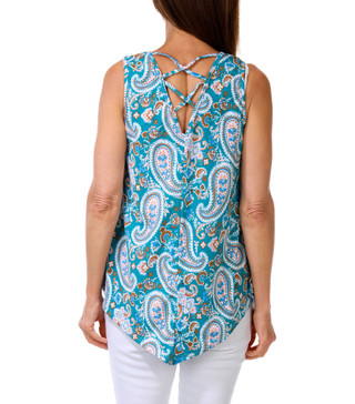 Thumbnail 2: AMANA Women's Sleeveless Crossback Tank 