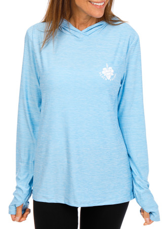 Thumbnail 2: SILVER BAIT Women's Hooded Quick Dry Pullover Top  