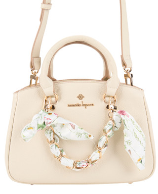 Thumbnail 1: Nanette Lepore Triple Satchel with Woven Scarf Chain Swag 