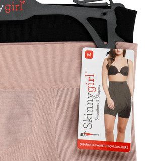 Thumbnail 3: Skinnygirl Women's 2 Pk Shaping High Waist Briefs 