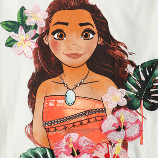 Thumbnail 2: Disney Little Girls Moana Graphic Tee 