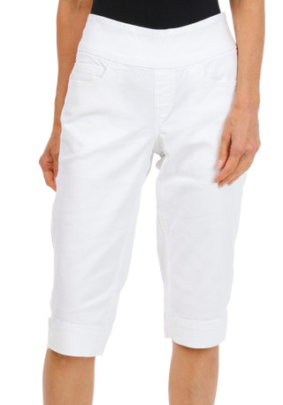 Thumbnail 1: Sound Style Women's Solid Pull On Capris  