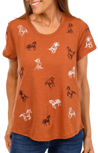 Thumbnail 1: Anneliese Women's Embroidered Western Top  