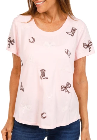 Thumbnail 1: Anneliese Women's Embroidered Western Top  