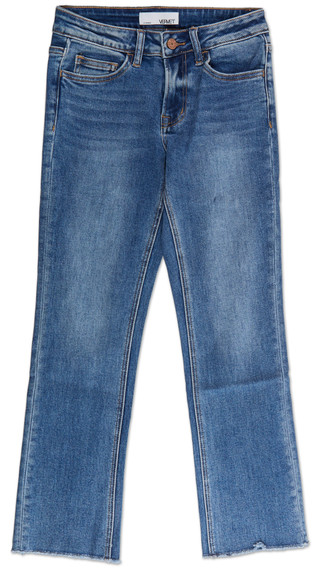 Thumbnail 1: VERVET Juniors Clean Crop Jeans 