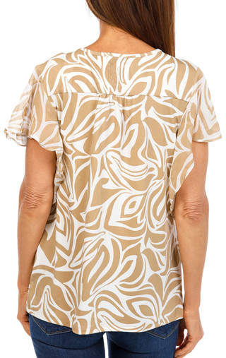 Thumbnail 2: Sara Michele Women's Floral Print Top  