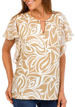Thumbnail 1: Sara Michele Women's Floral Print Top  