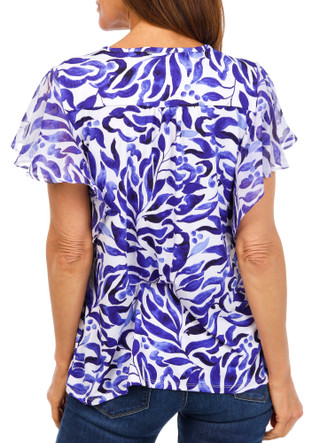 Thumbnail 2: Sara Michele Women's Floral Print Top  