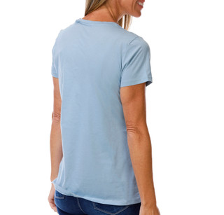 Thumbnail 2: Tahari Women's Pima Cotton Crew Neck Tee 