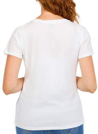 Thumbnail 2: Tahari Women's Pima Cotton Crew Neck Tee 
