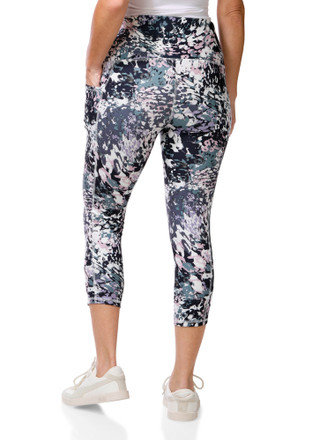 Thumbnail 3: RBX Women's Print Capri Leggings  
