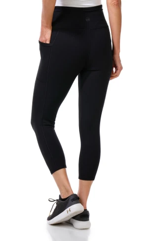 Thumbnail 2: Laundry Women's Active Cross Band Capri Leggings 