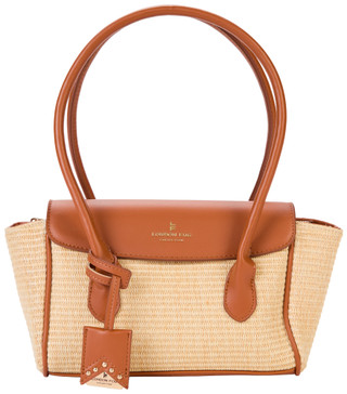 Thumbnail 1: London Fog Hadley Mini Straw Satchel 
