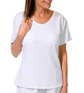 Thumbnail 3: LAUNDRY BY SHELLI SEGAL Women's 2 Pc Short Sleeve Lounge Set 