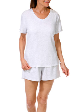 Thumbnail 1: LAUNDRY BY SHELLI SEGAL Women's 2 Pc Short Sleeve Lounge Set 