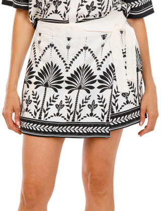 Thumbnail 1: Ellen Tracy Womens Linen Wrapped Skort 