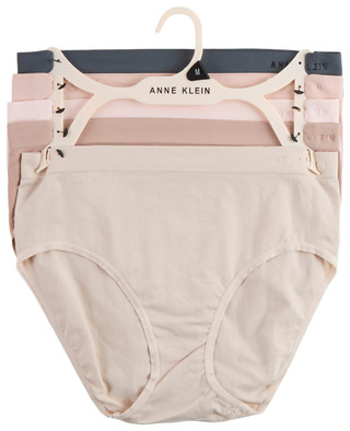 Thumbnail 1: ANNE KLEIN Women's 5 Pk Seamless Brief Panties  