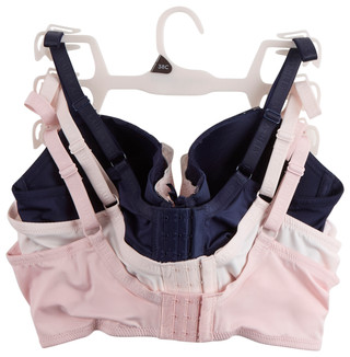 Thumbnail 2: Laura Ashley Plus 3 Pk Lace Underwire Bras 