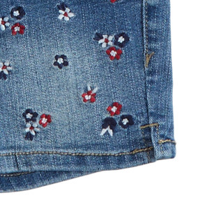 Thumbnail 3: Squeeze Little Girls Denim Shorts  