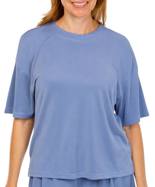 Thumbnail 1: RBX Women's Short Sleeve Oversized Lounge Tee 
