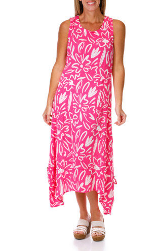 Thumbnail 1: Kaktus Women's Sleeveless Patio Midi Dress 