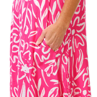 Thumbnail 4: Kaktus Women's Sleeveless Patio Midi Dress 