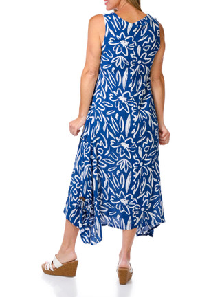 Thumbnail 4: Kaktus Women's Sleeveless Patio Midi Dress 