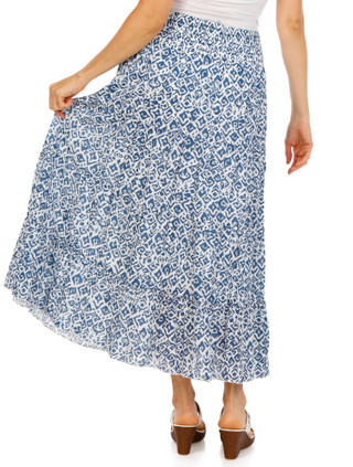 Thumbnail 6: Kings Road Women's Print Maxi Skirt 