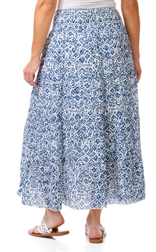 Thumbnail 7: Kings Road Women's Print Maxi Skirt 