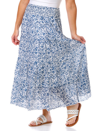 Thumbnail 2: Kings Road Women's Print Maxi Skirt 
