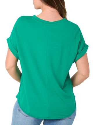 Thumbnail 2: Cupio Women's Short Sleeve Dolman Top 