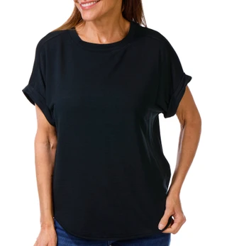 Thumbnail 1: Cupio Women's Short Sleeve Dolman Top 