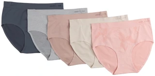 Thumbnail 1: ANNE KLEIN Women's 5 Pk Seamless Brief Panties  
