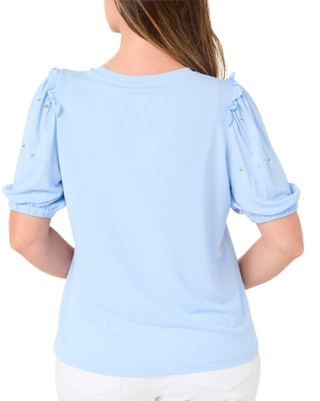 Thumbnail 2: RIO & RIAN Women's Sleeveless Button Down Collared Top 