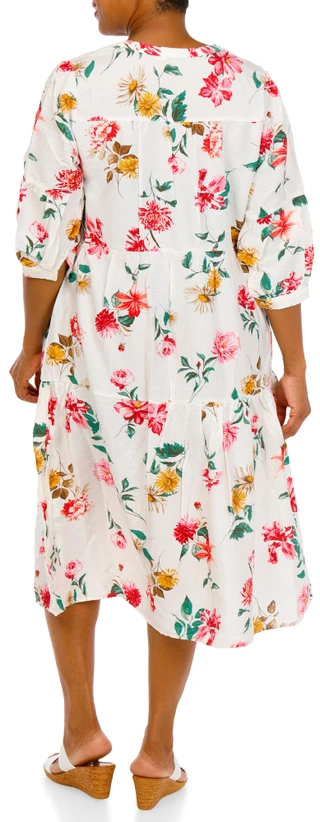 Thumbnail 2: FIGUEROA & FLOWER Women's Floral Print Casual Dress  