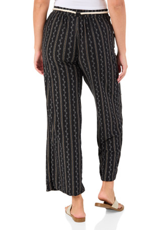 Thumbnail 2: Derek Heart Juniors Print Rope Belt Pants 