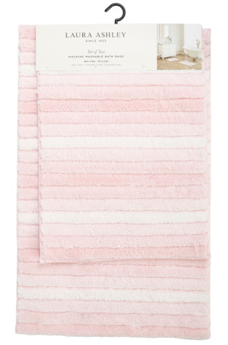 Thumbnail 1: Laura Ashley 2 Pk Harrison Plush Bath Rugs 