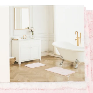 Thumbnail 2: Laura Ashley 2 Pk Harrison Plush Bath Rugs 
